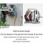 Enrouleur de tuyau amovible ou mural pour jardin cadre de support de rangement pour tuyau d'eau en acier inoxydable ensemble d'enrouleur de tuyau simple télescopique contient un tuyau