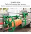 Enrouleur de tuyau d'arrosage robuste Enrouleur de tuyau agricole stockage de tuyau en métal et support de stockage peut être accroché à la conception support de tuyau à enroulement manuel
