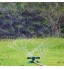 Arroseur de jardin arroseur de pelouse rotatif à 360 degrés Système d'irrigation automatique Couverture de 3600 pieds carrés Arroseur oscillant pour cour de pelouse enfants Playtime Outdoor