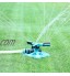 Bearbro Arroseur de Jardin,Système d'Irrigation d’arrosage,3 Têtes 360 Degrées Arrosage Irrigation pour Gazon Pelouse Jardin Facile de Raccordements de Tuyaux Bleu