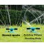 CQFFCG Arroseur de Jardin,Automatische Système d'Irrigation d'Arrosage 360 Degrées Rotatif Réglable Arrosage Irrigation pour Pelouse Arroseurs，Facile de Raccordements de Tuyaux