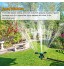 CQFFCG Arroseurs de pelouse circulaires oscillants pour pulvérisateur de pelouse pulvérisateur d'eau Irrigation de Jardin Plantes de pelouse d'eau Fleurs pour récréation des Enfants