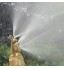 Demiawaking Buse de brumisation réglable trou Filetage Laiton Jardin d'eau de refroidissement Arroseur 3 Holes