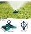 Sporgo Arroseur de pelouse Arroseur de jardin Pour grandes surfaces Pivotant à 360 ° 3 bras Système d'irrigation