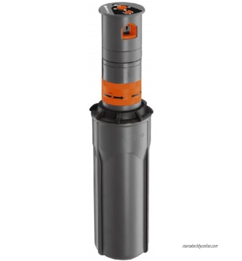 GARDENA Système d'arrosage Turbine Pop-up Sprinkler T200 : Système d'arrosage pour les pelouses de taille moyenne jusqu'à 200 m² avec jet réglable 5-8 m et réglage progressif du secteur 8203-29