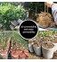 ANSUG Lot de 300 Sac Biodégradable Non-tissé pour Semis Sacs de Pépinière avec des Gants pour semis de Jardin Domestique Fleur Plante 3 Tailles