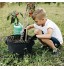 BELLE VOUS Sac à Plantes ensemble de 5 Sac de Culture écologique de 114 L 30 Gallons Pots en Tissu Respirant Sac de Plantation Parfait pour les Légumes les Fleurs et les Plantes Biologiques