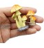 burkfeeg 2 Pièces Mini Champignon en Résine Champignon Miniature Jardin Sculptures Champignons Artificiels pour Maison Féerique Jardin Décor 3-5cm