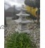 Lanterne de style japonais trois pagodes en pierre coulée décoration de jardin
