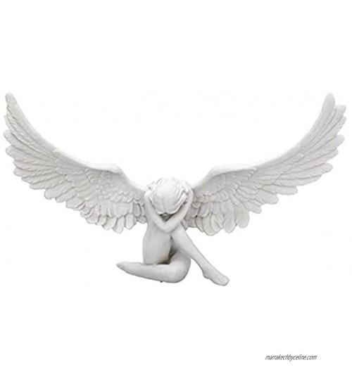 PIANAI Statue d'ange Statue de Jardin d'ange sanglotant décor à la Maison Sculpture en résine d'ange décorations d'ange pour l'extérieur Jardin Salon décor à la Maison