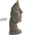 Sculpture de jardin XXL en forme de visage de femme pour la maison et le jardin Résistante aux intempéries et au gel EVA