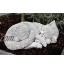 Statue chat endormi sont expédiés au gel jusque -30 °c  en massif pierre …