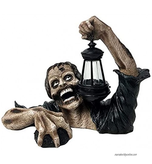 Statue de Jardin Zombie pour Halloween Décoration de cimetière Décoration d'halloween pour terrasse pelouse Cour Cadeau de Vacances