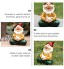 TomaiBaby Résine GNOME Statues Résine GNOME Figurines Gnomes de Jardinage Miniature Assis Gnomes Sculpture pour L'extérieur Ou Maison Décor Patio Cour Pelouse Porche Ornement
