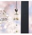 Carillons Eoliens Extérieur Cloches Vintage Fengshui Bell 2pcs à Vent de Jardin Décoration Suspendue Bonne Chance Ornement Pour Extérieur Jardin Balcon