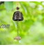 CCYY 2 Pièces Feng Shui Bell Carillon De Vent Carillon à Vent en Métal Carillons Éoliens Vintage Dragon pour Le Jardin Intérieur Extérieur Décoration de la Maison 4 Modèles