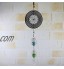 Focket Carillon de Vent Carillon de Vent de Boule de Musique de métal Mignon portatif en Spirale pour la décoration de Jardin à la Maison intérieur extérieurA