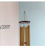 Haokaini Carillon de Vent Carillon de Vent Intérieur de Jardin Extérieur 6 Tubes en Aluminium Carillons de Vent en Bois Belle Qualité Sonore pour Les Cadeaux de Décoration de Balcon de