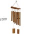 Scarlet Play Carillon éolien « Paradise » avec 10 tubes sonores en bambou de 60 cm carillon éolien cadeau de jardin