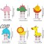 Senteen Carillons Animaux De La Forêt en Bois 12 Pcs Carillons Éoliens Décoratifs Wind Chimes Kit De Loisirs Créatifs Amusants pour Les Enfants à Décorer Et à Afficher
