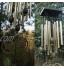 SHURROW 1 X Gros carillons à Vent Cloches Tubes en cuivre Cour extérieure Jardin décor à la Maison Ornement Carillon à Vent