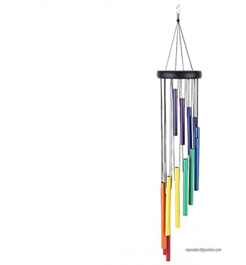 Tube coloré Carillons éoliens Suspendus Décor Fenêtre Carillons éoliens pour la Maison Salon Extérieur Jardin Décor Ornement