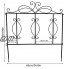 Cerlingwee Clôture de Bordure de Jardin Panneau de clôture de Bord de clôture de Jardin décorative barrière de Panneau de clôture de clôture de Jardin pour l'extérieur