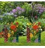 Clôtures Décoratives Panneaux De Palissade En Métal De Paysage De Décor De Jardin Bordure De Bordure De Lit De Fleur De Patio Clôture De Jardin