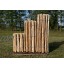 Damian-Wiklina Clôture en bois de noisetier longueur du rouleau : 5 m espacement des lattes : 3-4 cm hauteur au choix hauteur 100 cm