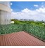 Écran de clôture antivol de Jardin extérieur IPSXP haie Artificielle de 1 x 3 m intérieur et extérieur décoration de Plantes de clôture de Jardin Faux Mur végétal décoration de clôture de Lierre