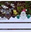 HNZNCY Clôture de jardin sur le thème de Noël charmante décoration de clôture de Noël pour extérieur pelouse cour patio allée décoration de vacances style A