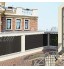 Laneetal Canisse en PVC Brise-Vue pour Jardin Balcon Double Face Occultant Résistant Gris 300L x160H cm