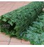 Plantes Artificielles Clôtures Clôture de jardin haie de lierre artificielle tissée dans un tapis de grille en plastique clôture de confidentialité de jardin haie de lierre clôtures décoratives