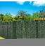 Plantes Artificielles Clôtures Mur Vegetal Exterieur Décoration de jardin Écran de confidentialité Panneau de clôture Boutons de fleurs Panneaux de haie de feuilles Haie en bois Rouleau de dépis