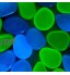 Bright Creations Lot de 300 pierres phosphorescentes de jardin Bleu et vert