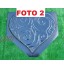 Pierre décorative en forme de cœur pour le jardin moule à béton en plastique ABS #S31