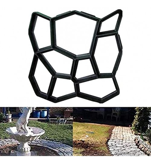 Tixiyu Bricolage brique pierre routière 50 x 50 x 4 cm moules de décoration de jardin pour les amoureux du jardin