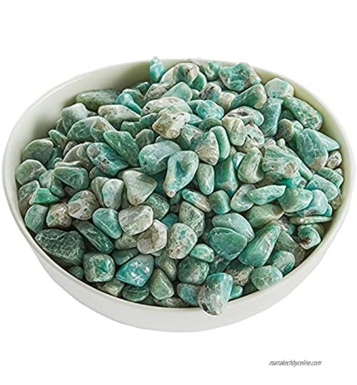 XIAOYUW Chips chouchés Pierre Naturelle écrasée pour la décoration Quartz Gravel Garden Stones décoratives Taille : 500g