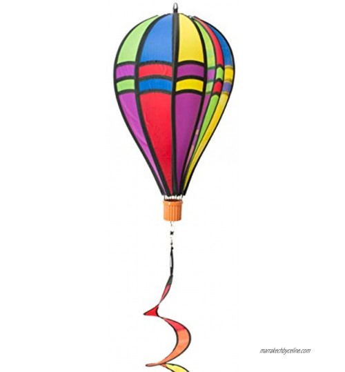 CIM Girouette Mongolfière Satorn Balloon 23 Twister Retro résiste aux intempéries Ballon: Ø23cm x 37cm accrochage Inclus