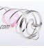 Éolienne décorative à suspendre pour intérieur et extérieur 3D en métal avec queue en spirale – Rose