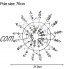 Jxuan Moulin à Vent en Métal Unique Et Magique Diamètre Spinners à Vent en Métal Cinétique avec Piquet en Métal Sculpture du Vent Et Capteur De Vent pour La Cour Patio Jardin
