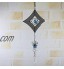 LQKYWNA Carillon à Vent Rotatif en Acier Inoxydable avec Breloque en Forme de Boule de Cristal Géométrique Décoration de Jardin