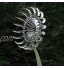 TYIONCI Moulin à vent en métal unique Moulin à vent en métal Sculpture de jardin en métal Attrape-vent en métal Pour extérieur cour pelouse jardin