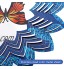 Wind Spinner,3D Métal Art Jardin Vent Spinner Papillon En Acier Inoxydable Sculptures En Métal Yard Art Jardin Décor Art Motif Géométrique Vent Sculptures Vent Catchers pour Fenêtre Décor De Chambre