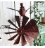 DGHJK Girouette en métal Vintage Fer Art Toit décor girouette Cour Indiing girouette Direction Gentleman Oiseau métallique
