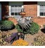 Mgichoom Piquet de cour d'Halloween 122 cm décorations d'Halloween en plein air motif citrouille panneau de pelouse étanche pour Halloween cour extérieure patio