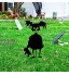 Mgichoom Piquet de cour d'Halloween décorations d'Halloween panneau de fantôme de citrouille panneau étanche pour pelouse cour patio