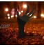 Panneau de jardin décoratif noir avec motif de main de fantôme décoration extérieure avec piquet pour horreur de jardin pelouse statues pour Halloween décoration artistique