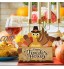 Sayala Décorations d'automne pour Thanksgiving Joyeux Automne Vous Donnez des Signes de Porche Merci Décor à la Maison pour Thanksgiving