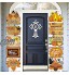 Sayala Décorations d'automne pour Thanksgiving Joyeux Automne Vous Donnez des Signes de Porche Merci Décor à la Maison pour Thanksgiving